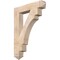 Ekena Millwork Merced Arts & Crafts Smooth Bracket, Douglas Fir, 5 1/2"W x 32"D x 44"H BKT06X32X44MRC03SDF - alternate 1